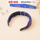 AZKO Ataru Bando Knot Jeans Headband Bando Stylish Aksesoris Kepala Fashion Wanita