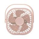 AZKO Memoo Kipas Angin Meja Mini Rechargeable 2in1 Desk Fan Penyejuk Ruangan Kipas Baling-Baling - Pink