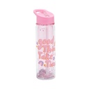 AZKO Smash 500 ml Good Botol Minum Glitter - Pink Water Drinking Bottle Botol Air Wadah Minuman Perlengkapan Minum Drinkware