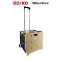 AZKO Maxbuilt Troli Lipat Portable 25 Kg - Krem Alat Pengangkut Barang Dengan Roda Wheels Cart Troli Kardus Box Perlengkapan Industri
