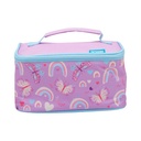 AZKO Smash Set 6 Pcs Kiddo Kotak Makan Anak Dengan Tas Insulated - Ungu Kids Bento Lunch Kit Set Kotak Makan Dan Botol Minum Bpa Free Peralatan Makan Food Grade Wadah Bekal Makanan Lucu