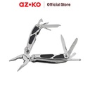 AZKO Tactix Alat Saku Tang Mini Serbaguna 17In1 Pisau Lipat Saku Pocket Knife Perlengkapan Outdoor Peralatan Kemping Survival Knife