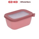 AZKO Rosti 750 ml Cirqula Wadah Makanan Rectangular - Pink Mauve Vivid Food Container Kotak Makan Food Grade Serbaguna Tempat Makanan Food Storage Kitchenware