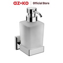 AZKO Acroz 200 ml Dispenser Sabun Cair Dengan Bracket Classic Liquid Soap Container Tabung Tempat Sabun Serbaguna Aksesoris Kamar Mandi Perlengkapan Rumah Tangga