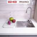 AZKO Stora Alas Pengering Piring Diatomite - Abu-Abu Dish Drying Mat Tatakan Pengering Alat Makan Dapur Serbaguna Drain Pad Perlengkapan Dapur Kitchen Tools