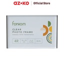 AZKO Forhom 4R Bingkai Foto Meja Transparan Rhy23120604-1 - Hitam Pigura Aesthetic Frame Tempat Foto Pajangan Dekorasi Rumah Figura