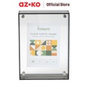 AZKO Forhom 4R Bingkai Foto Meja Transparan Rhy23120603-1 - Hitam Pigura Aesthetic Frame Tempat Foto Pajangan Dekorasi Rumah Figura