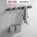 AZKO Acroz Gantungan Dinding Kamar Mandi 5 Kait Minimalist 82001 Bathroom Hook Kaitan Dinding Serbaguna Pengait Handuk Alat Mandi