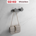 AZKO Acroz Gantungan Dinding Kamar Mandi 2 Kait Minimalist 82001 Bathroom Hook Kaitan Dinding Serbaguna Pengait Handuk Alat Mandi
