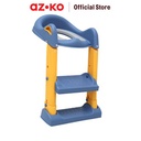 AZKO Kindla Alas Duduk Kloset Anak Dengan Tangga 8858 - Biru Baby Toilet Dudukan Wc Anak Perlengkapan Toilet Training