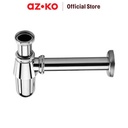 AZKO Acroz Pipa Wastafel Tipe T Chrome 131B Basin Pipe Perlengkapan Alat Tukang Pipe Fitting Sambungan Pralon Konektor Paralon Peralatan Perkakas