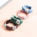 AZKO Ataru Ikat Rambut Thick Flower Hair Tie Aksesoris Karet Rambut Cewek Iket Rambut Wanita - Mix Var A