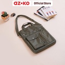 AZKO Ataru Tas Selempang Laptop - Hijau Tua Tas Jinjing Selempang Laptop Laptop Bag Tempat Penyimpanan Notebook