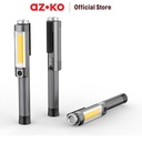AZKO Powerlite Senter Pena Dengan Magnet Rechargeable 500 Lumens Flashlight Worklight Emergency Lamp Lampu Camping Portable Travel Light Lampu Darurat Cadangan