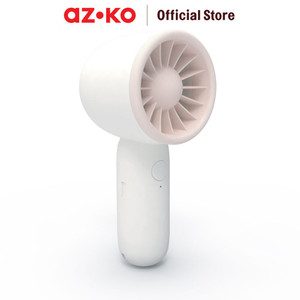 AZKO Memoo Kipas Angin Rechargeable 800 mah - Pink/Putih Portable Fan Kipas Mini Travel Serbaguna Kipas Angin Isi Ulang Penyejuk Udara