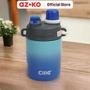 AZKO Ataru 450 ml Botol Vacuum Flask Random Tumbler Termos Minuman Tempat Air Minum Panas Dingin Water Bottle Food Grade Perlengkapan Minum