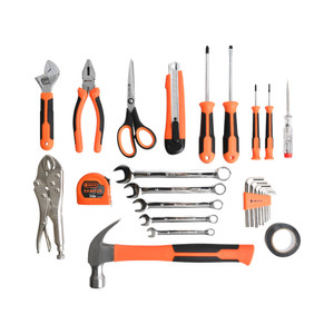 AZKO Tactix Set Perkakas Rumah Tangga Set Tool Kit Hand Tool Perkakas Rumahan - 26 pcs
