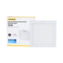 AZKO Krisbow Lampu Downlight Slim Outbow Lampu Sorot Ceiling Light Peralatan Elektronik Lampu Plafon - 12 Watt/Putih, Round