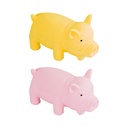 AZKO Paws N Tail Mainan Anjing Latex Squaker Piggy Dog Toys Perlengkapan Bermain Anjing Alat Bermain Doggy Aksesoris Anabul - Kuning