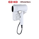 AZKO Krisbow Hair Dryer Dengan Holder Dinding 1200 watt - Putih Alat Pengering Rambut Hair Styler Elektronik Kecantikan