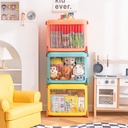 AZKO Stora Kotak Penyimpanan Lipat Roda & Tutup Wadah Kotak Simpan Serbaguna Foldable Storage Box Dengan Handle Boks Organizer - Hijau