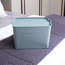 AZKO Stora Stacko Kotak Penyimpanan Kotak Serbaguna Plastik Wadah Simpan Storage Box Dengan Handle Boks Organizer - Abu-abu, 13