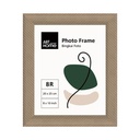 AZKO Arthome Bingkai Foto Meja Twist Pigura Aesthetic Frame Tempat Foto Pajangan Dekorasi Rumah Figura - Cokelat, 4R