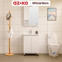 AZKO Fosa 60 cm New Sunny Set Kabinet Kamar Mandi Pvc Organizer Serbaguna Bathroom Cabinet Aksesoris Kamar Mandi Kompartemen Penyimpanan Alat Mandi