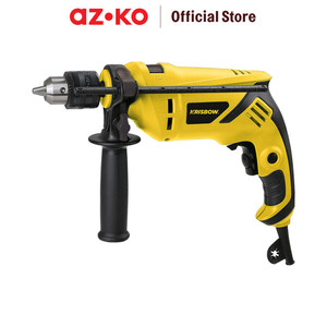 AZKO Krisbow Set Bor Listrik Impact 13 Mm 500 watt Irids133 Impact Drill Electric Alat Pembuat Lubang Elektrik Perlengkapan Tukang Mesin Bor Tangan