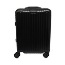AZKO Luggo Shield Koper Aluminium Tsa Lock Hardcase Luggage Koper Bagasi Dengan Tsa Tas Jalan-Jalan Travel Bag Tas Roda - Silver, 28 inci