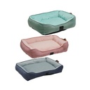 AZKO Paws N Tail Tempat Tidur Hewan Corduroy 1 Pet Bed Kasur Hewan Peliharaan Alas Tidur Anjing Kucing Pet Accessories - Biru