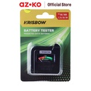 AZKO Krisbow Baterai Tester 1.5V Aa/Aaa/C//D/9V Battery Tester Otomotive Tools Alat Kebutuhan Kendaraan Perlengkapan Bengkel Peralatan Otomotif Elektrik