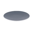 AZKO Delicia 26 cm Matte Piring Makan Dinner Plate Wadah Hidangan Food Grade Piring Keramik Serbaguna Peralatan Makan Perlengkapan Dapur - Abu-abu