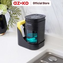 AZKO Stora Dispenser Sabun Cuci Piring Dengan Caddy - Hitam Wadah Penyimpanan Spons Dan Sabun Dish Spons With Dispenser Home Cleaning Tools