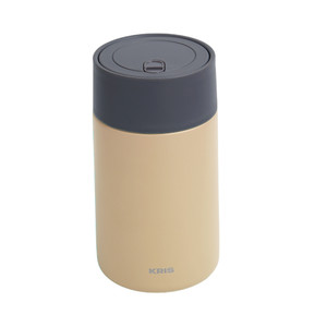 AZKO Kris 600 ml Daisy Wadah Makanan Thermal Lunch Box Food Grade Tempat Bekal Makanan Panas Wadah Makanan - Cokelat