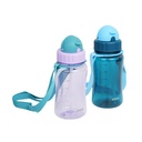 AZKO Kris Botol Minum Anak Flipstraw Dengan Tali Water Drinking Bottle Tempat Minum Anak-Anak Bpa Free Perlengkapan Minum Kids Tumbler - Ungu