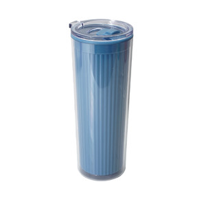 AZKO Kris Tweezy Tumbler Dengan Sedotan Botol Minuman Tempat Air Minum Dengan Sedotan Water Bottle Food Grade Perlengkapan Minum - Biru