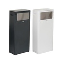 AZKO Krisbow Tempat Sampah Front Swing Tong Sampah Wadah Pembuangan Alat Kebersihan Indoor Trash Bin - Hitam