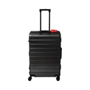 AZKO Luggo Vulcan Koper Aluminium Tsa Lock Hardcase Luggage Koper Bagasi Dengan Tsa Tas Jalan-Jalan Travel Bag Tas Roda - Hitam, 26 inci