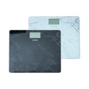 AZKO Kris 35X29X2.1 cm Timbangan Badan Digital Personal Body Weight Scale Alat Pengukur Berat Badan Penghitung Berat Tubuh - Hitam