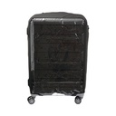 AZKO Passport Sarung Koper Side Open Pelindung Koper Transparan Luggage Cover Sarung Trolley Bag Aksesoris Koper - S