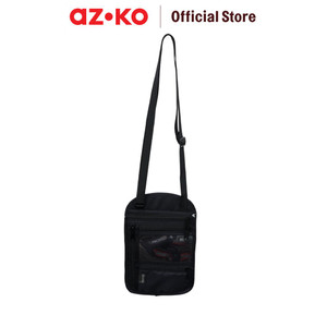 AZKO Passport Tas Selempang Travel Dengan Rfid Block Protection Sling Bag Stylish Tas Crossbody Cewek Cowok Woman Man Mini Bag Fashion Unisex