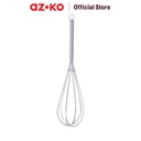 AZKO Kris 10 inci Pengocok Adonan Chrome Whisk Kocokan Telur Alat Pengaduk Serbaguna Kitchen Tools Manual Hand Mixer