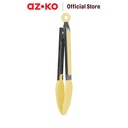 AZKO Kris 22.8 cm Penjepit Makanan - Krem Beige Capitan Makanan Serbaguna Tahan Panas Alat Penjepit Gorengan Food Grade Peralatan Masak Perlengkapan Dapur