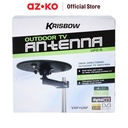 AZKO Krisbow Antena Tv Digital Outdoor Ufo-5 Television Antenna Aksesoris Tv Pencari Sinyal Saluran Televisi Antena Dalam Ruangan