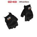 AZKO Otto Klasse Ukuran Xxl Sarung Tangan Motor Short Kbkh-46B - Hitam Sarung Tangan Berkendara Motorbike Gloves Perlengkapan Otomotif