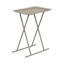 AZKO Soleil Thea Meja Sisi Tray End Table Meja Kecil Aesthetic Meja Samping Serbaguna Small Table - Cokelat