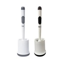 AZKO Proclean Sikat Toilet Dengan Dispenser Sabun PP/TPR Bathroom Brush With Dispenser Sikat Wc Serbaguna Alat Kebersihan Pembersih Kamar Mandi - Sikat TPR