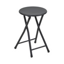 AZKO Soleil Jarvis Bangku Lipat Stool Metal Multifunctional Folding Stool Tempat Duduk Lipat Serbaguna House Furniture - Hitam