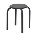 AZKO Soleil Astro Bangku Metal Multipurpose Stool Bangku Makan Cafe Restoran Tempat Duduk Serbaguna Furinture Interior Rumah - Hitam